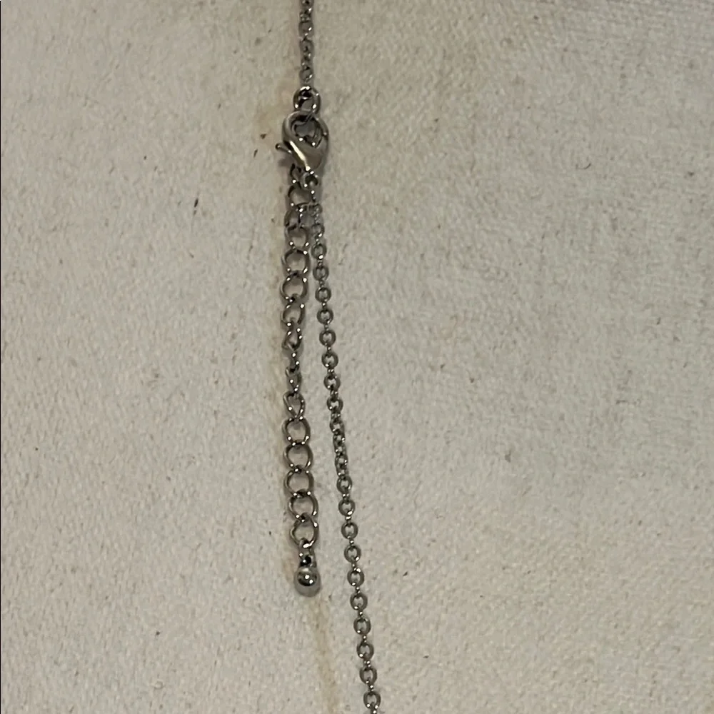 Unique Silver Necklace with Yellow and Turquoise Accents - Picture 10 of 10